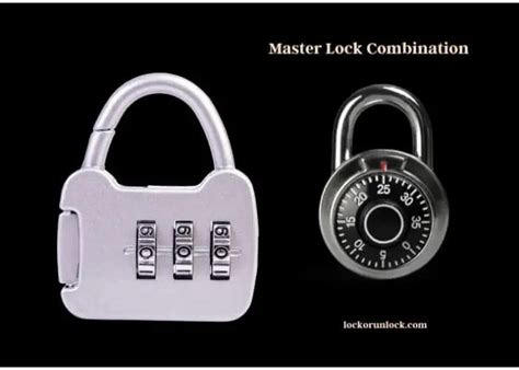 What can I do if I forgot the combination for my Master.